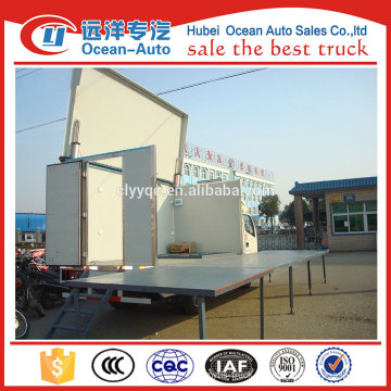 Dongfeng mobile show stage truck, mobile stage truck for road show